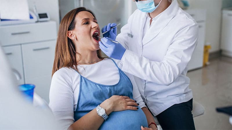لمینت دندان در بارداری